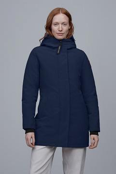 Chamarras Canada Goose Mujer Outlet - Victoria Abrigos Azul Oscuro Marino PV3072861